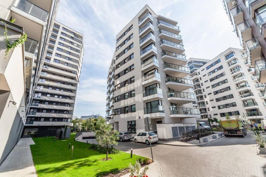 Stylowy Apartament Centrum Warszawy Z Tarasem Warszawa Exteriör bild