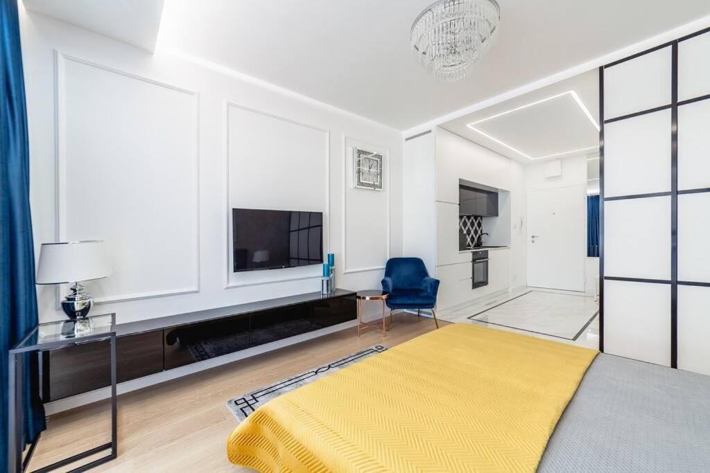 Stylowy Apartament Centrum Warszawy Z Tarasem Warszawa Exteriör bild